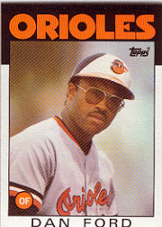 1986 Topps Baseball Cards      753     Dan Ford
